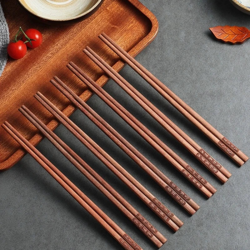 Mei Lin Natural Wooden Chopsticks Set